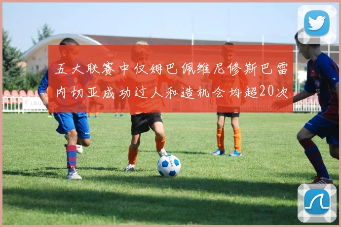 五大联赛中仅姆巴佩维尼修斯巴雷内切亚成功过人和造机会均超20次的传奇表现